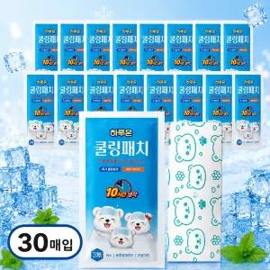  하루온 쿨링패치 붙이는 열냉각시트 30매입 / 열패치/해열 용품/쿨팩/여름
