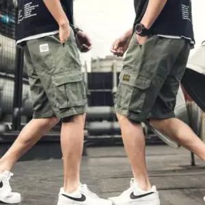 반바지 카고팬츠 밴딩반바지 캐주얼반바지 7부바지