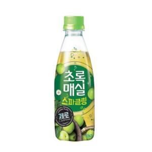 [웅진] 초록매실 스파클링 제로 페트 350ml x 20개