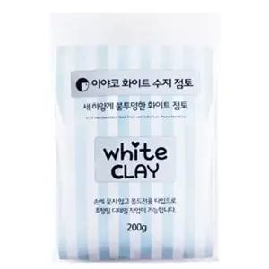 고품질 수지점토 만들기 200g 화이트 불투명 점토재료 수지점토 불투명점토 화이트점토 점토공예 WFOLZNC
