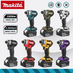 마키타 DTD173 18V 무선 임팩트 드라이버 LXT BL 브러시리스 모터 전기 드릴 목재/볼트/T-모드 180 N·M 충