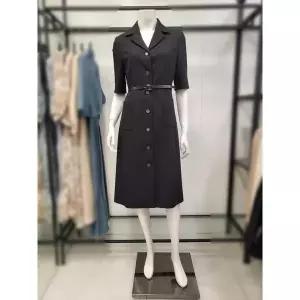 [SI] 세이브존03 SI 앞단추 반소매 원피스 SMOYAY25170BE (S50371355)