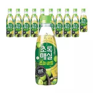 초록매실 스파클링 제로 350ml 20개