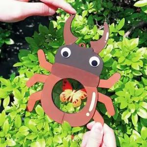 5인세트 우드 사슴벌레 자연관찰 돋보기 만들기 여름 곤충 생태학습 야외활동 DIY