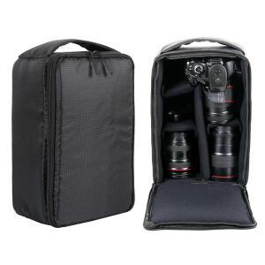 카메라용 숄더 가방 칸막이방수 DSLR 카메라 다기능 배낭 니콘 캐논 렌즈용 야외 비디오 사진 케이스