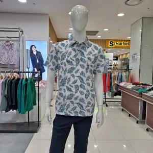 [피에이티]보태니컬 프린트 카라 티셔츠  1L35143-4_US