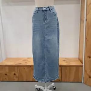 [레코브]옆트임뒷밴딩롱데님스커트LG41F9DS001X_YS