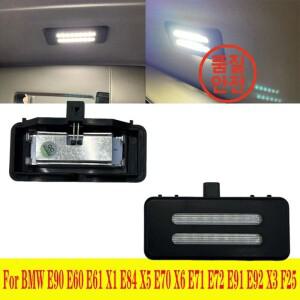 2Pcs LED 인테리어 썬 바이저 화장대 거울 램프 BMW E90 X1 E84 F25 독서 등