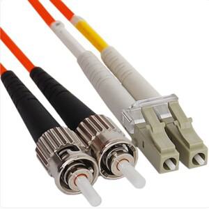 듀플렉스 OM2 멀티모드 LC UPC - ST UPC LSZH 2.0mm 광섬유 케이블