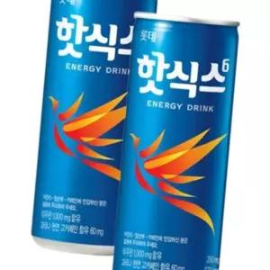 (올핀)롯데 핫식스 250ml 30캔 에너지드링크