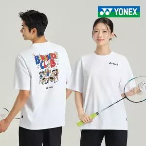 요넥스 263TS035U 남성 여성 티셔츠 오버핏 26FW