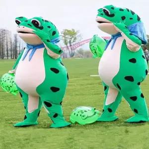 공연의상 인형탈 무대 할로윈 개구리의상 동물탈 연극 코스튬 전신 변장복 소품