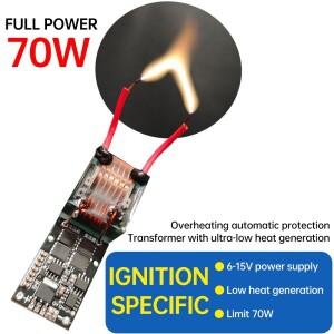 DC 6-15V AC 10kV-25kV 아크 점화기 고전압 모듈 드라이버 보드 변압기 라이터 12V 저열 장거리 인버터