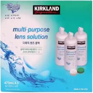 커클랜드 시그니춰 다목적 렌즈 관리 용액 473ml x 3 코스트코