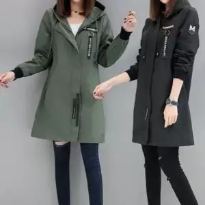 오너클랜 블루종사파리 아우터 자켓 봄철 F W 플러스사이즈 여성용 M 밀리터리자켓 경량자켓 후디