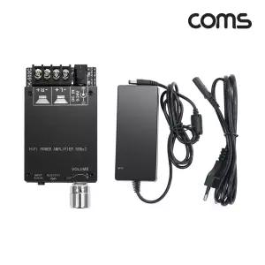 HIFI 2.0 블루투스 앰프 50W+50W AUX 9-24V DC 24V 3A 전원 어댑터 음향 스피커 무선 없는 기기 소품 조절