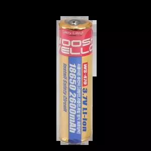 후레쉬용 충전 배터리 WS 470 리튬이온 18650 2600mAh