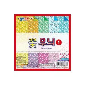 종이나라 꽃 무늬 색종이 1번 안개꽃 20매 (20개입) 2450308 J