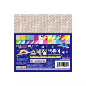 종이나라 스페셜 색종이 세트 4종 24매 (10개입) 2450296 J