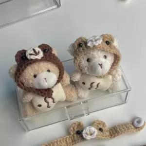 소품 모루인형 옷 귀마개 귀도리 니트 입히기