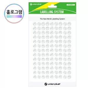 요즘상회 유니온 스티커 원형 홀로그램 (단색) (은색) (지름8MM) (4매입) (UL-304-2S) 리뷰스티커