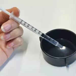 파충류용품 반려동물약 파충류 피딩 반려동물 약 투약 레진 공예 주사기 1ml
