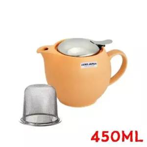 티포트 라운드 450ml 젤라토망고 도자기티포트 주전자 티용주전자