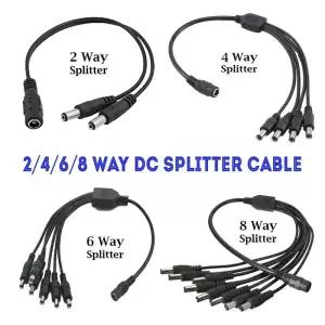 모니터전원선 케이블 12V 9V PSU 카메라용 2 4 6 8 웨이 CCTV DC 전원 분배기 어댑터