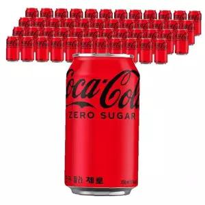무설탕 탄산 음료 350ml 48캔 빨간 캔 제로칼로리 청량 음료 대용량 업소용