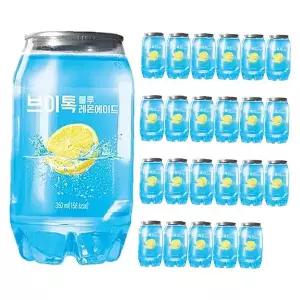 레모네이드 탄산음료 블루색상 캔타입 350ml 24p 박스포장 청량감 상큼한맛