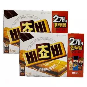 초코샌드 크림비스킷 달콤한과자 125g 2p 10입 2박스 가정용 간식쿠키