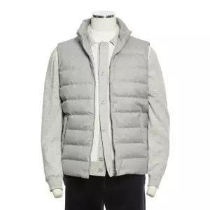 [롯데백화점]레노마 [한정수량]F/W 그레이 모직 구스다운 패딩조끼 RQDMBU61A DR4470