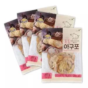 [그로미스]미성식품 바다랑철판구이 아구포 350g 4개 (23690204)