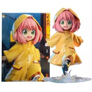 12.5CM Anime Spy × Family Anya Forger 피규어 비옷 모델 장난감 여름 원피스 선물 컬렉션 액션