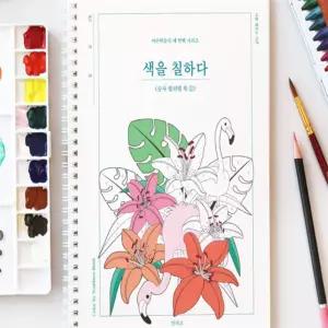 짱이상회 숫자 성인 컬러링북 어르신색칠공부