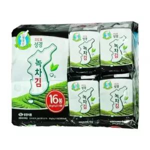 성경김 녹차 식탁김 4g x 16봉21731207588397