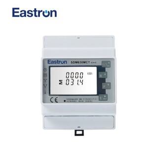 SDM630MCT 40mA 삼상 DIN 레일 에너지 미터 CT 연결 태양광 PV 시스템 전력계 NON MID