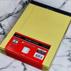 IOWB82896 10권 제본 40매 리갈 패드 선 연습장 문구반점 대학 브랜빌 -노랑 옥스포드 프로 A4 절취 공책
