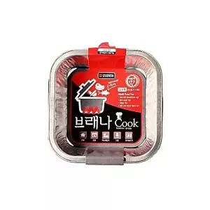 3p 직화요리 낚시 캠핑 요리도구 일회용냄비 멀티냄비 재활용가능 알미늄 상차림 소 냄비 오븐냄비 사각