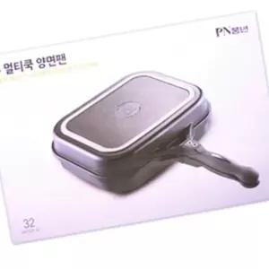 IKW1E2E7E 풍년 뉴 멀티쿡양면팬32cm 코팅팬 세라믹코팅 양면펜 생선구이 구이용팬
