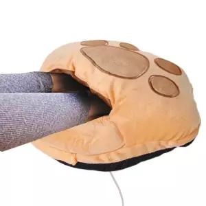 브라운 곰발바닥 USB 발열쿠션 발난로 방석로 사무실로 업무용로 학생로 따뜻한로 발보온기 풋보 용품 난방