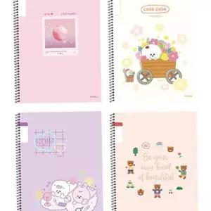 쉬스즈 여아 좁은칸 유선공책 무제노트 스프링 초등 10P
