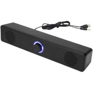 E350TS 롱스틱 멀티 스피커 노트북 유선 USB 노브 서브우퍼 블루투스