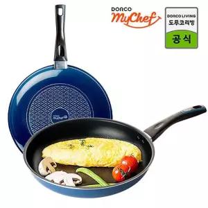 [도루코]도루코 마이셰프 퓨어라이트 애쉬블루 프라이팬 24cm 28m