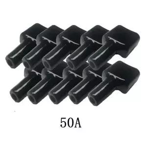 10Pcs 50A 플러그 커버 방수 외장 방진 케이블 카라반 태양 패널 냉장고 배터리 박스