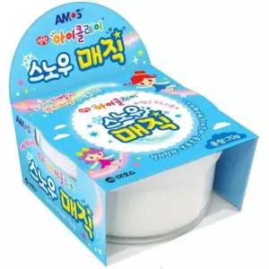 컬러점토 점토 클레이 찰흙 미술 장난감 스노우 만들기 칼라점토 70g