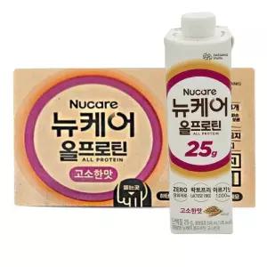 뉴케어 올프로틴 고소한맛 245ml x 24개 락토프리 단백질 음료 드링크