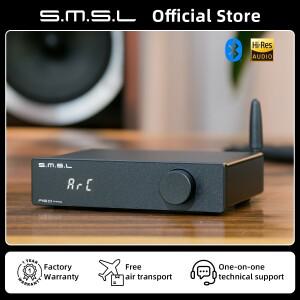 SMSL A50PRO 2.1 채널 전력 증폭기 MA12070Px2 Bluetooth5.0 HDMI ARC(패시브 서브우퍼 및 스피커용 리모컨