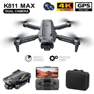 K811 Max Drone 5G Professional 4K HD 항공  듀얼 카메라 전방향성 장애물 회피 드론(스크린 장난감 Gif