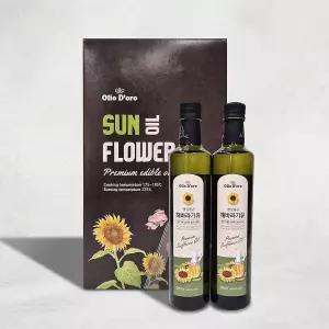 올리오도로 프리미엄 해바라기유 500ml 2P